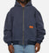 Carre Sherpa Lined Zip Hoodie Navy
