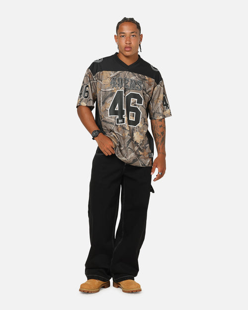 Majestic Athletic San Francisco 49ers Mesh Oversized T-Shirt Khaki Forest Camo