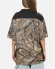 Majestic Athletic Las Vegas Raiders Mesh Oversized T-Shirt Khaki Forest Camo