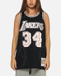 Mitchell & Ness Los Angeles Lakers Shaquille O'Neal 'Cyber' Swing Jersey Black