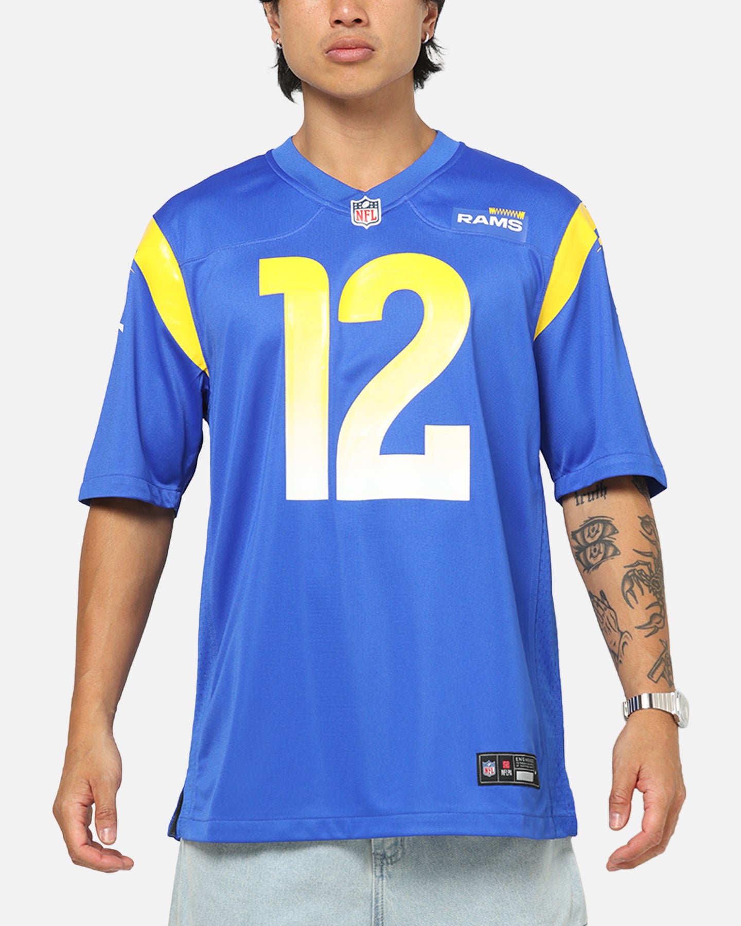 ロサンゼルス・ラムズPUKA NACUA ユニフォーム 12 NFL プカナクア Nike Los Angeles Rams Puka Nacua #12 Home Game NFL Jersey Blue