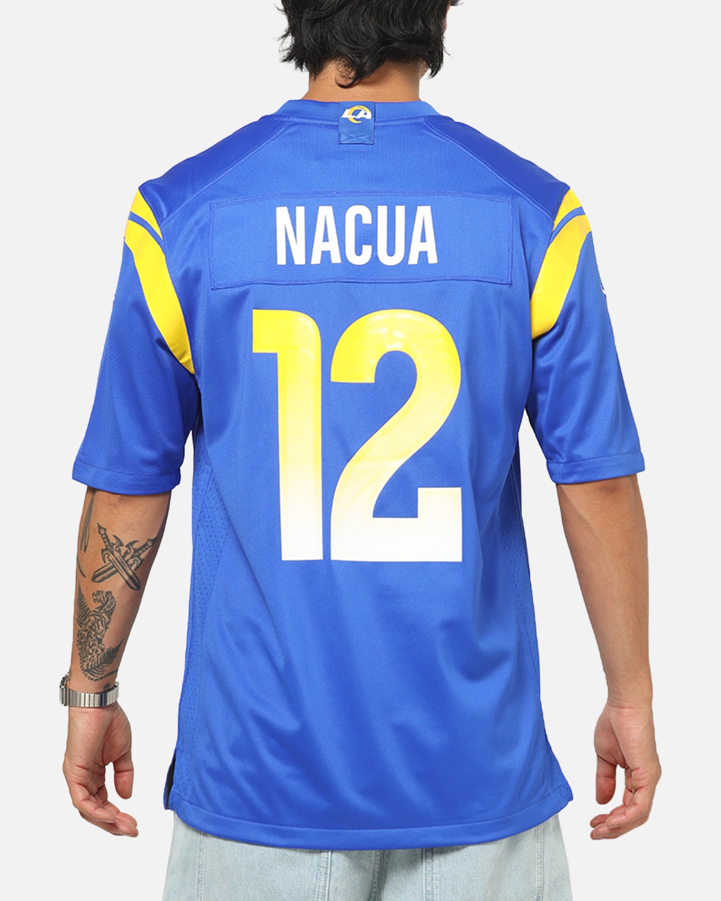 Nike Los Angeles Rams Puka Nacua #12 Home Game NFL Jersey Blue