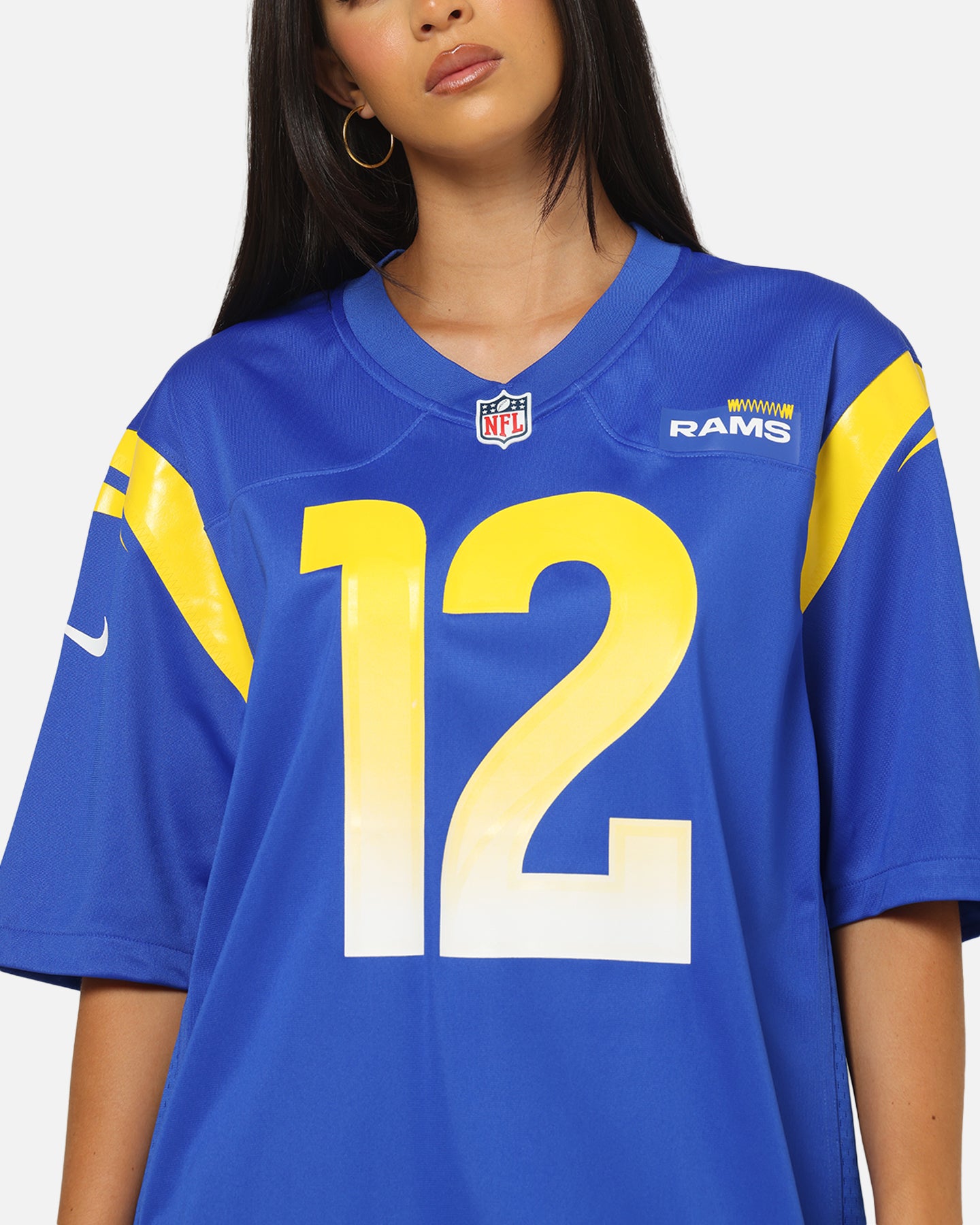 ロサンゼルス・ラムズPUKA NACUA ユニフォーム 12 NFL プカナクア Nike Los Angeles Rams Puka Nacua #12 Home Game NFL Jersey Blue