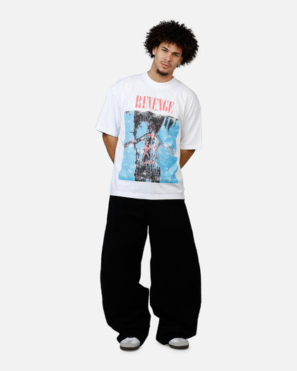 Revenge Silver T-Shirt White