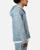 Revenge Spider Web Denim Jacket Blue