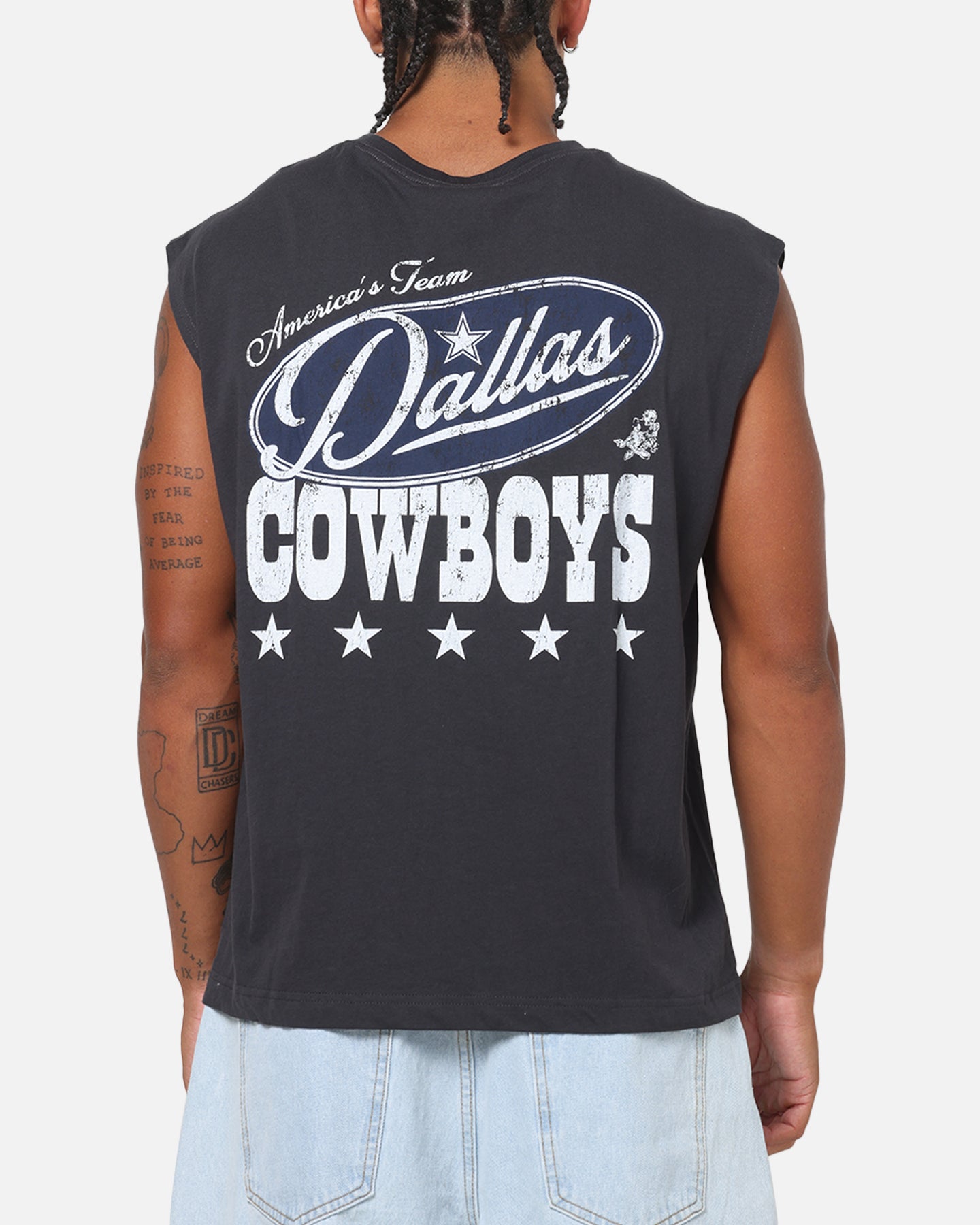 Mitchell & Ness Dallas Cowboys Americas Team Boxy Muscle T-Shirt