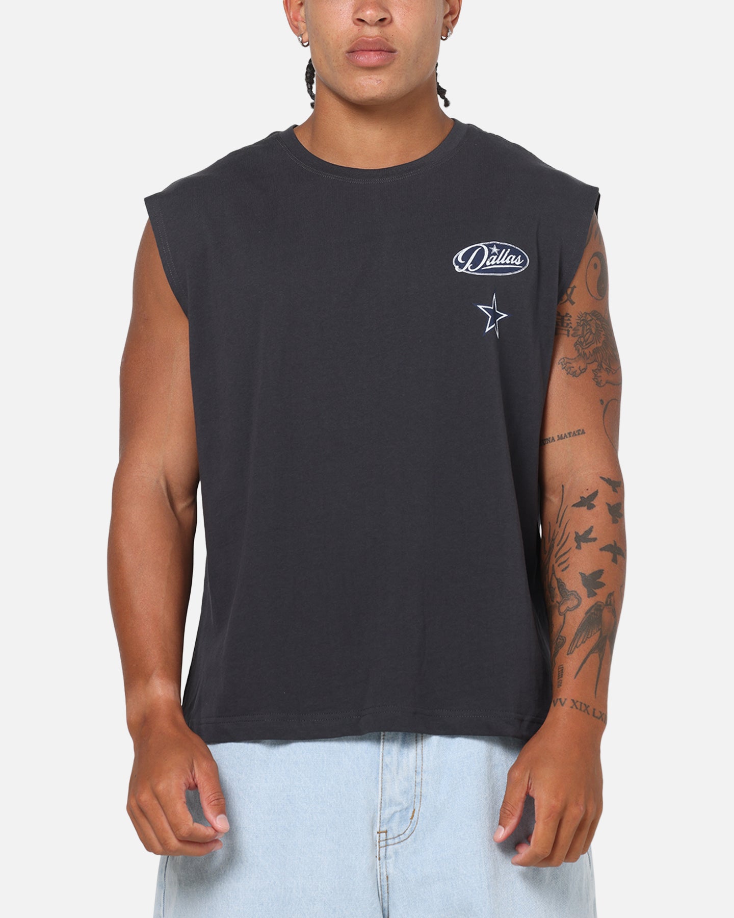 Mitchell & Ness Dallas Cowboys Americas Team Boxy Muscle T-Shirt
