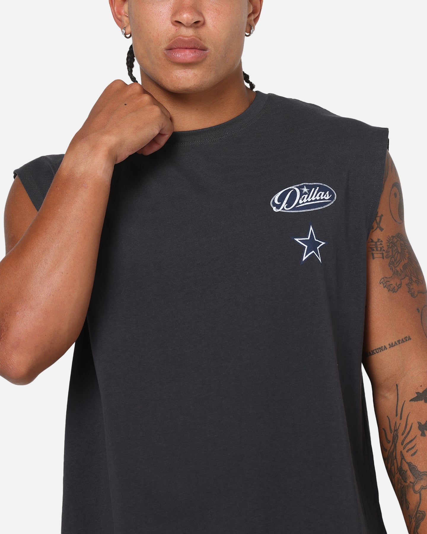 Mitchell & Ness Dallas Cowboys Americas Team Boxy Muscle T-Shirt