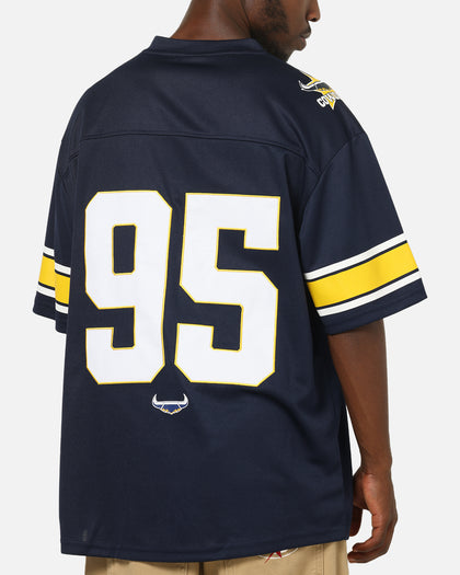Bleacher Athletic North Queensland Cowboys NRL Gridiron Mesh Jersey Official Team Color