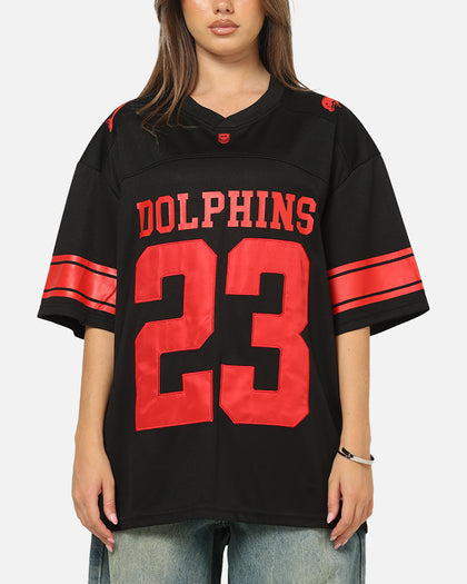 Bleacher Athletic Dolphins NRL Gridiron Mesh Jersey Official Team Color