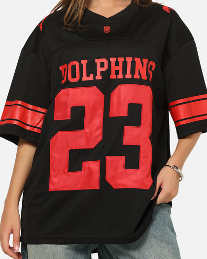 Bleacher Athletic Dolphins NRL Gridiron Mesh Jersey Official Team Color