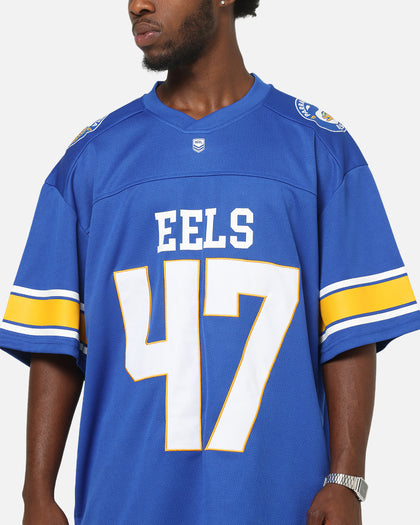 Bleacher Athletic Parramatta Eels NRL Gridiron Mesh Jersey Official Team Color