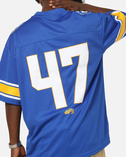 Bleacher Athletic Parramatta Eels NRL Gridiron Mesh Jersey Official Team Color