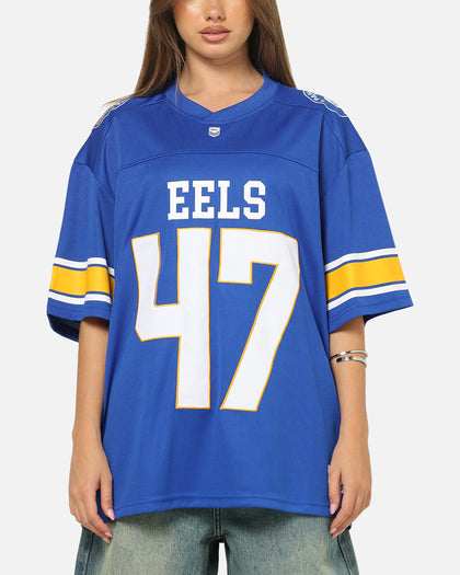 Bleacher Athletic Parramatta Eels NRL Gridiron Mesh Jersey Official Team Color