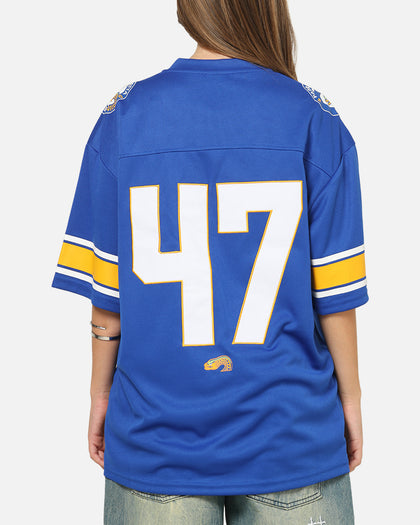 Bleacher Athletic Parramatta Eels NRL Gridiron Mesh Jersey Official Team Color