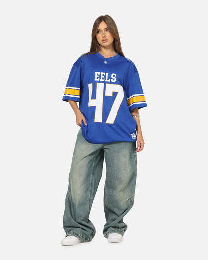 Bleacher Athletic Parramatta Eels NRL Gridiron Mesh Jersey Official Team Color