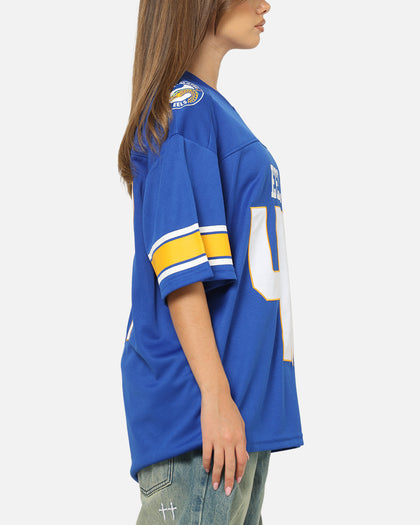 Bleacher Athletic Parramatta Eels NRL Gridiron Mesh Jersey Official Team Color