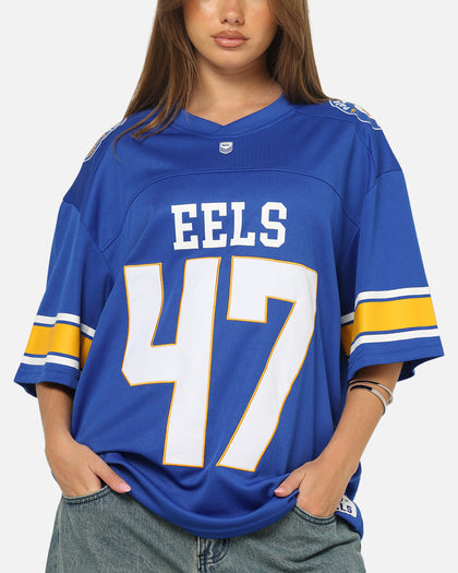 Bleacher Athletic Parramatta Eels NRL Gridiron Mesh Jersey Official Team Color