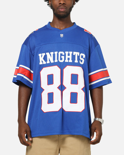 Bleacher Athletic Newcastle Knights NRL Gridiron Mesh Jersey Official Team Color