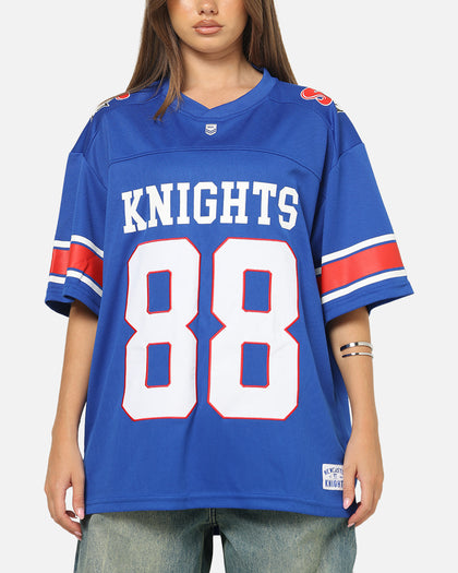 Bleacher Athletic Newcastle Knights NRL Gridiron Mesh Jersey Official Team Color