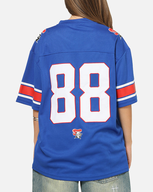 Bleacher Athletic Newcastle Knights NRL Gridiron Mesh Jersey Official Team Color