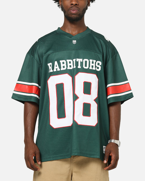 Bleacher Athletic South Sydney Rabbitohs NRL Gridiron Mesh Jersey Official Team Color