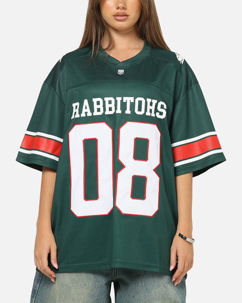 Bleacher Athletic South Sydney Rabbitohs NRL Gridiron Mesh Jersey Official Team Color