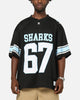 Bleacher Athletic Cronulla-Sutherland Sharks NRL Gridiron Mesh Jersey Official Team Color