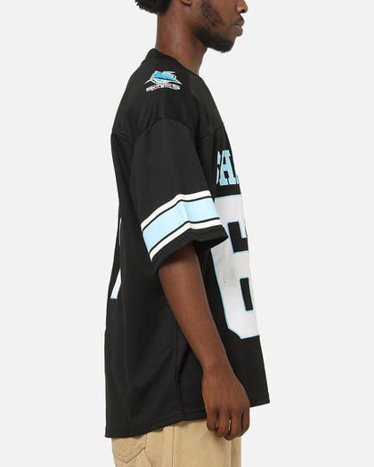 Bleacher Athletic Cronulla-Sutherland Sharks NRL Gridiron Mesh Jersey Official Team Color
