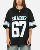 Bleacher Athletic Cronulla-Sutherland Sharks NRL Gridiron Mesh Jersey Official Team Color