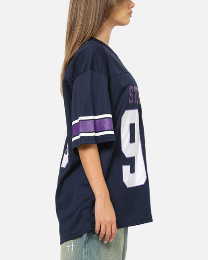 Bleacher Athletic Melbourne Storm NRL Gridiron Mesh Jersey Official Team Color