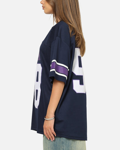 Bleacher Athletic Melbourne Storm NRL Gridiron Mesh Jersey Official Team Color