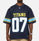 Bleacher Athletic Gold Coast Titans NRL Gridiron Mesh Jersey Official Team Color