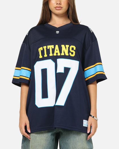 Bleacher Athletic Gold Coast Titans NRL Gridiron Mesh Jersey Official Team Color
