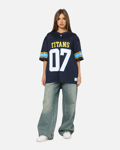 Bleacher Athletic Gold Coast Titans NRL Gridiron Mesh Jersey Official Team Color