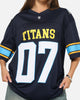 Bleacher Athletic Gold Coast Titans NRL Gridiron Mesh Jersey Official Team Color