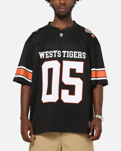 Bleacher Athletic Wests Tigers NRL Gridiron Mesh Jersey Official Team Color