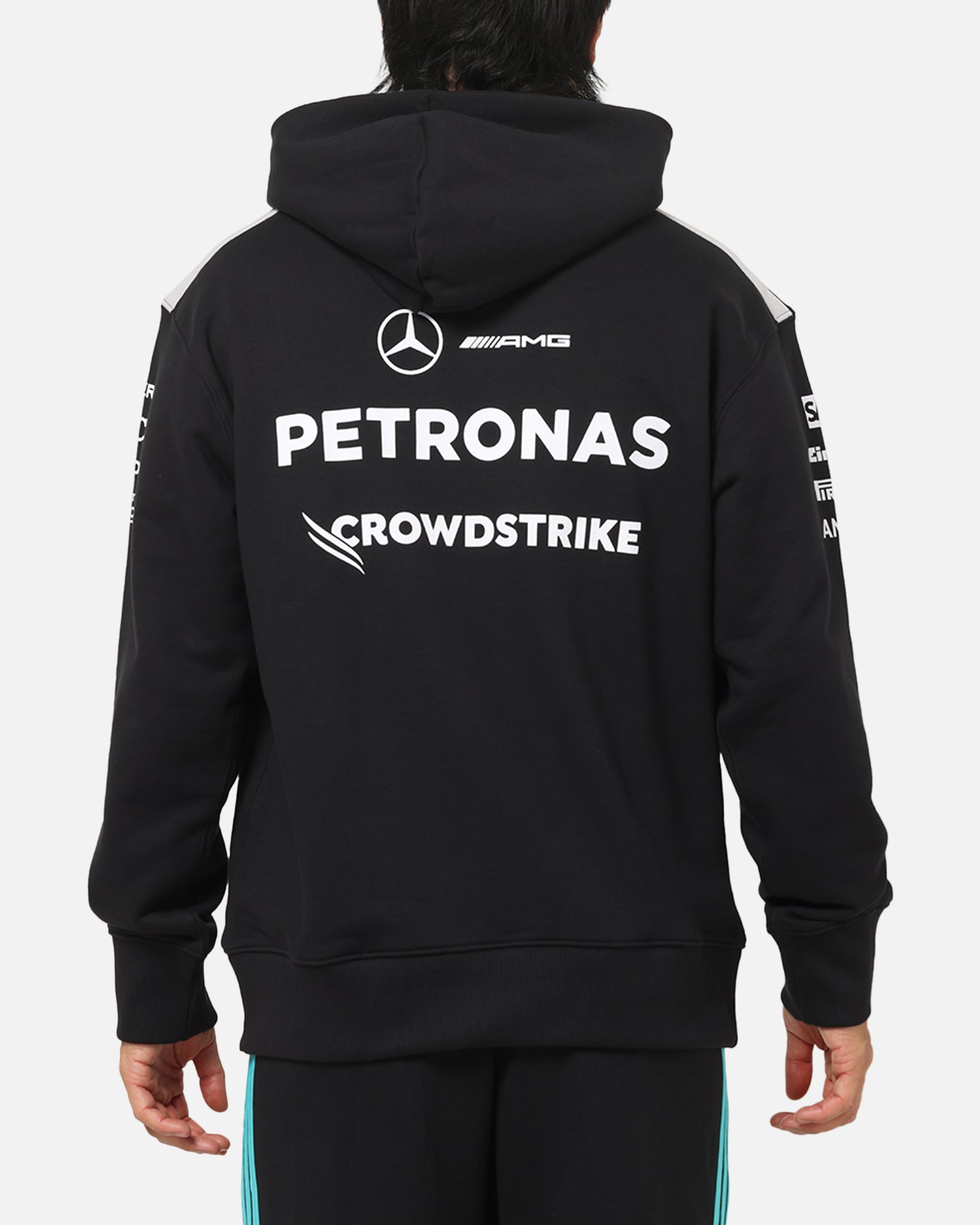 ◈ adidas × Mercedes-AMG / ポロシャツ Black L アディダス MERCEDES-AMG PETRONAS F1チーム ポロ - ブラック