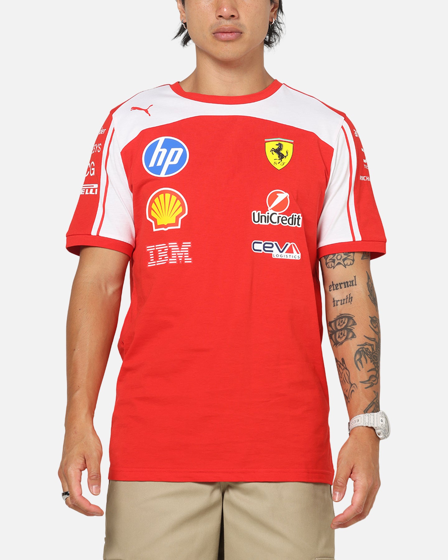 Puma X Scuderia Ferrari Replica T-Shirt Red | Culture Kings NZ