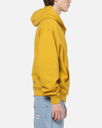 Carre Signature Zip Hoodie Mustard