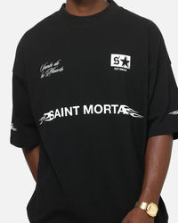 Saint Morta Speed Racing Boxy T-Shirt Black