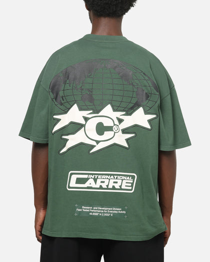 Carre International Globe T-Shirt Forest Green