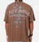 Saint Morta The Cross Boxy T-Shirt Washed Brown