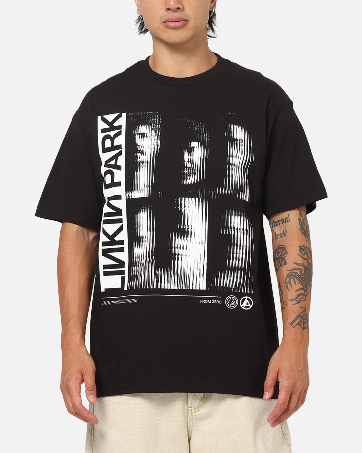 Linkin Park Boxed Faces T-Shirt Black | Culture Kings NZ