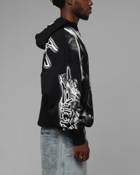 Loiter Dog Pound Airbrush Zip Hoodie Black