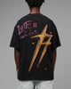 Loiter Melancholy T-Shirt Black Acidwash