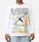 73Studio Marvel Silver Surfer Long Sleeve T-Shirt White