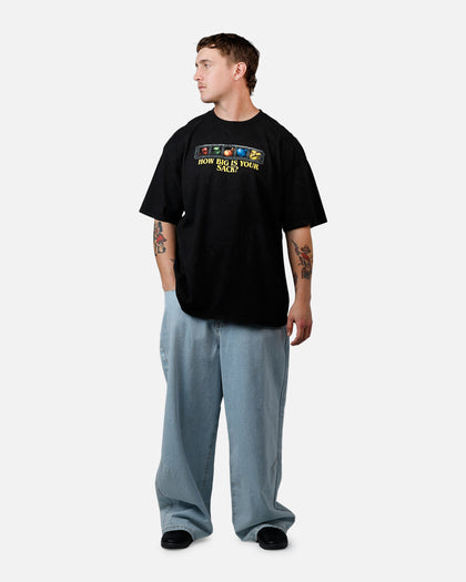 73Studio X Warcraft: How Big Is Your Sack T-Shirt Black Acidwash