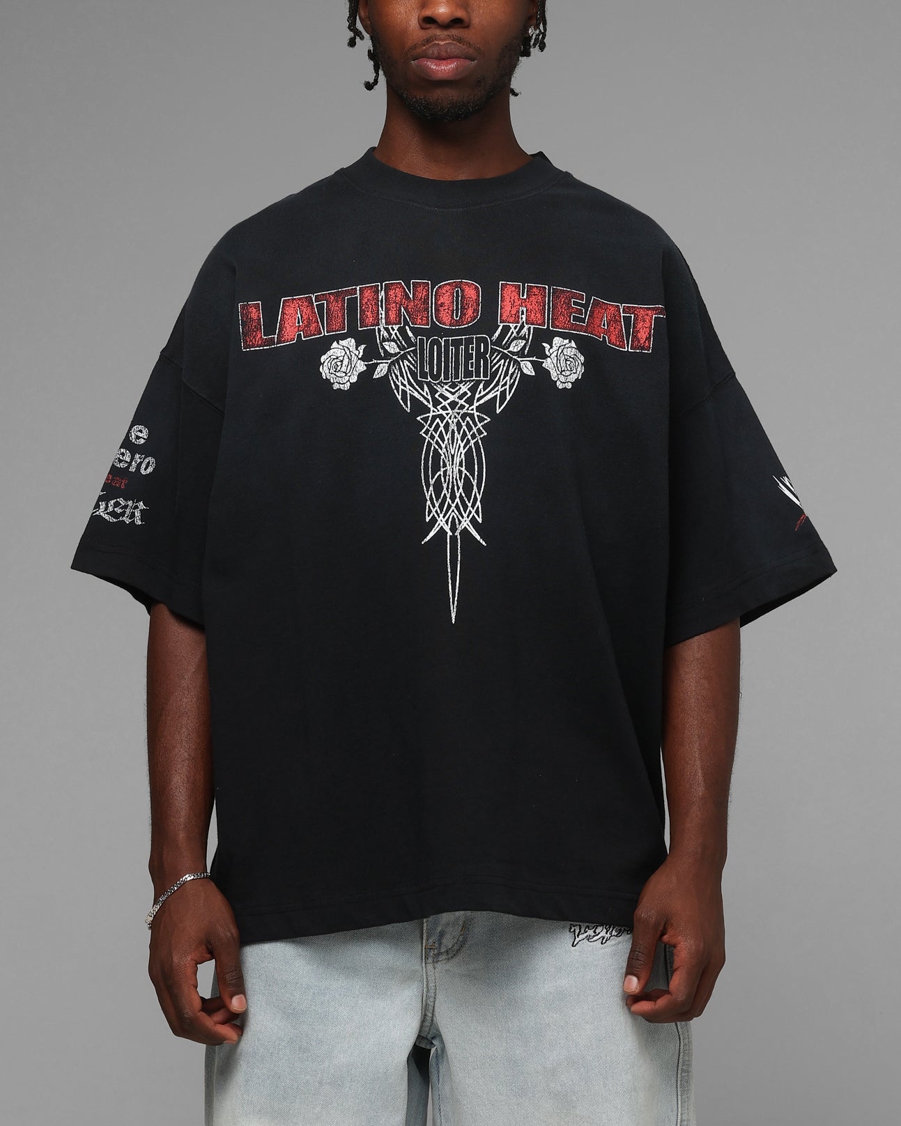 Loiter X WWE Eddie Guerrero Vintage T-Shirt Black | Culture Kings NZ