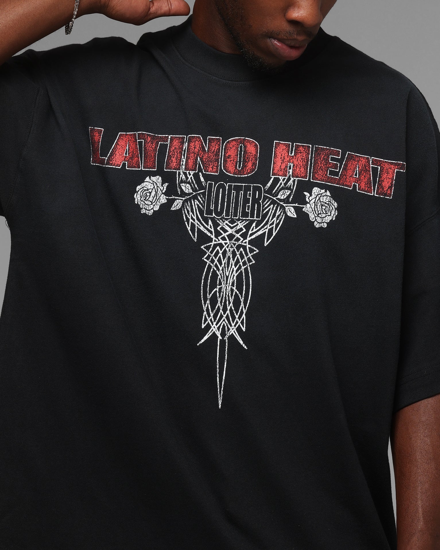 Loiter X WWE Eddie Guerrero Vintage T-Shirt Black | Culture Kings NZ
